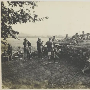 Machine Gunners on manoeuvres