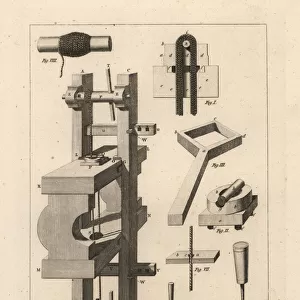 Machine and method for stringing the balista