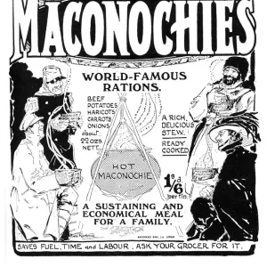 Maconochie s, WW1 advertisement