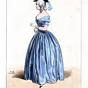 Madame Potier as Cecile in Cagliostro, 1844