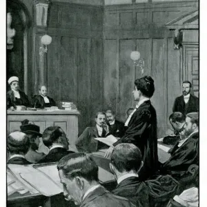 Mademoiselle Chauvin the first female barrister 1901