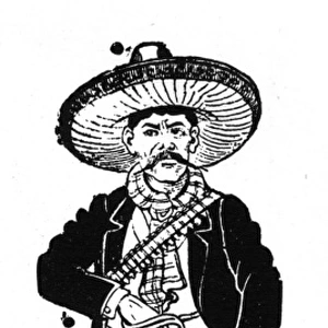 Maderista portrait, Mexico