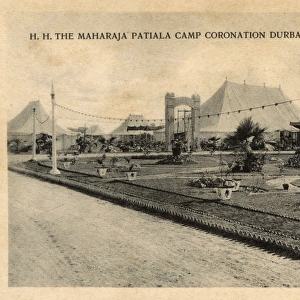 Maharaja Patiala Camp, Coronation Durbar, Delhi, India