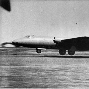 The maiden flight of the first English Electric Canberra VN7