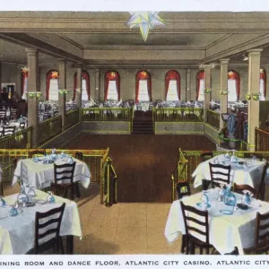 Main dining room - Atlantic City Casino, USA