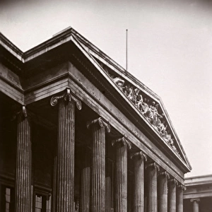 The Main entrance to the British Museum, London