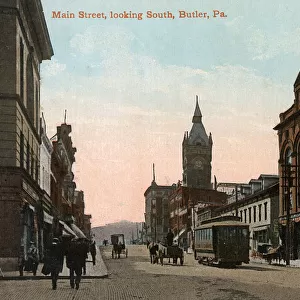 Main Street, Butler, Pennsylvania, USA