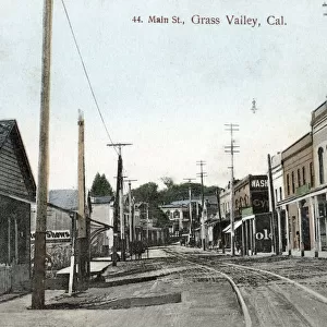 Main Street, Grass Valley, Nevada County, California, USA