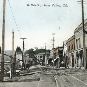 Main Street, Grass Valley, Nevada County, California, USA