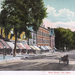 Main Street, Lee, Massachusetts, USA