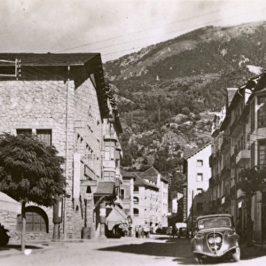 Main street, Les Escaldes, Valleys of Andorra, Andorra