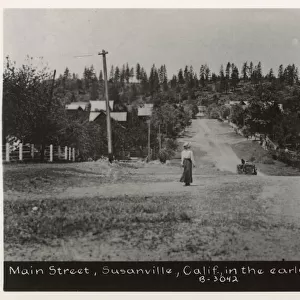 Main Street, Susanville, Lassen County, California, USA