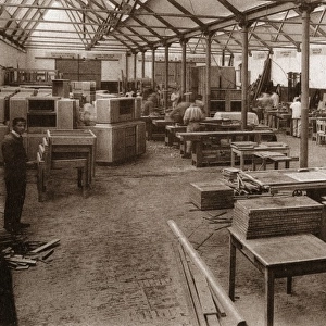 Making Furniture at Merxplas Labour Colony, Belgium