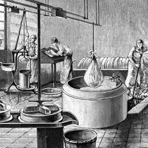 Making Gruyere 1870