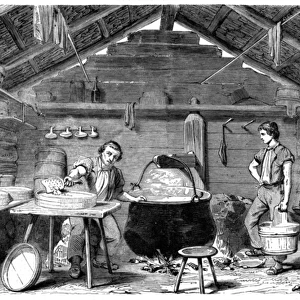 Making Gruyere 1870