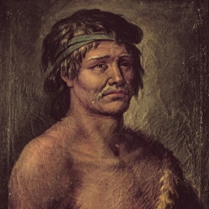 Malaspina expedition. Portrait of a Indian man