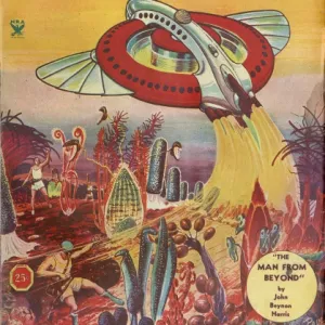 The Man from Beyond, Wonder Stories SciFi Magazine Cover