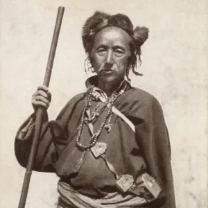 Man of the Lepcha or Rong people, Sikkim, India