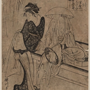 Man resting at a tea shop