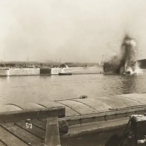 Manchester Ship Canal - The dramatic opening of a new dock