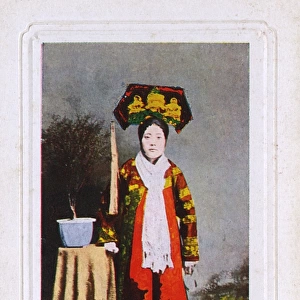 Manchu Princess in traditional attire