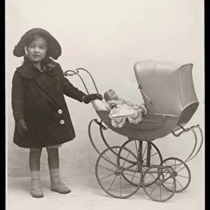 Mandy and Doll in Pram