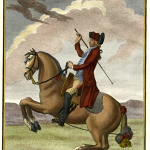 Manuel Carlos de Andrade on horseback