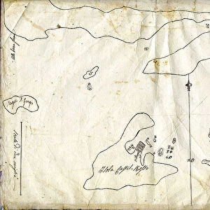 Manuscript Map of Castel Rosso