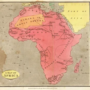 Map of Africa, 1820