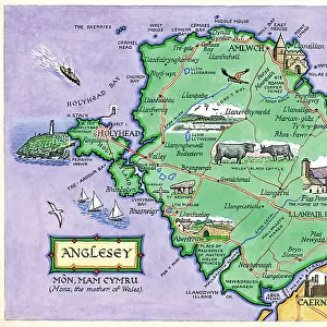 Map - Anglesey