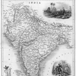 Map / Asia / India C1850