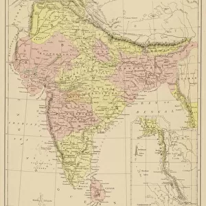Map / Asia / India C1870