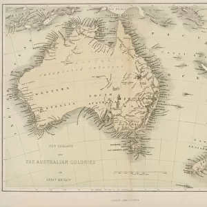 Map / Australia / Nz 1862