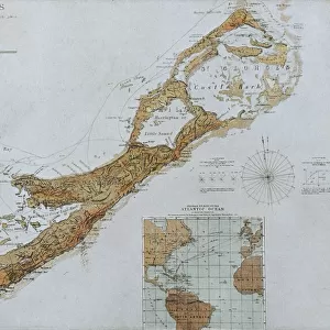 Map of Bermuda - Western Atlantic