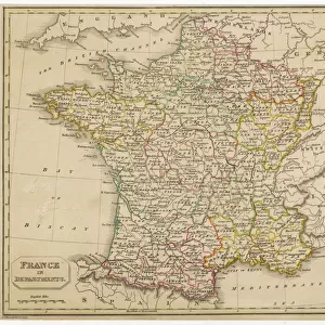 Map / Europe / France 1827