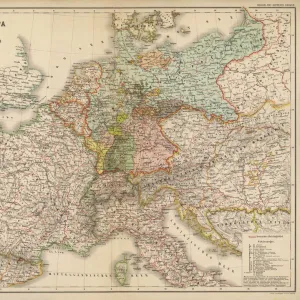 Map / Europe / Germany 1871