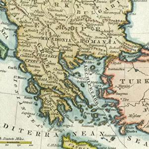 Map of Greece, 1792