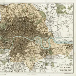 MAP / LONDON 1878