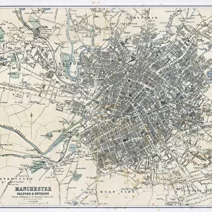 Map / Manchester 1878