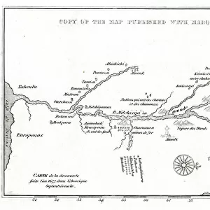 Map of Marquettes Explorations
