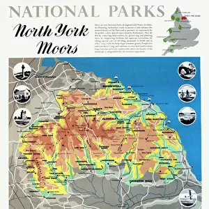 Map of the North Yorks Moors