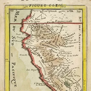 Map of Peru 1683 Mallet