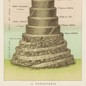 Map of Purgatory / Dante