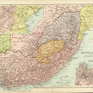 Map /s Africa / Boer C1898