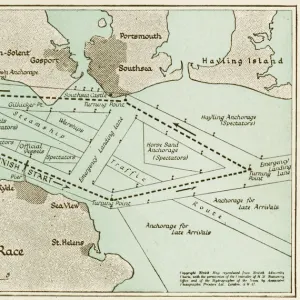 Map - Schneider Trophy Air Race 1931