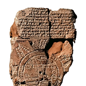Map of the World. ca. 700 BC - 500 BC. Tablet