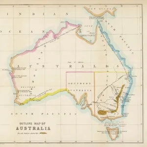 Maps / Australia 1850S