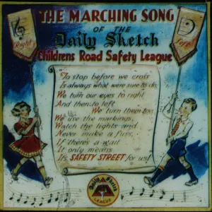 Marching Song of the Daily Sketch - Childrens Road Safety Le