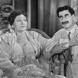 Margaret Dumont (with Groucho Marx) wearing Dolly Tree