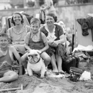 On Margate Beach 1920S